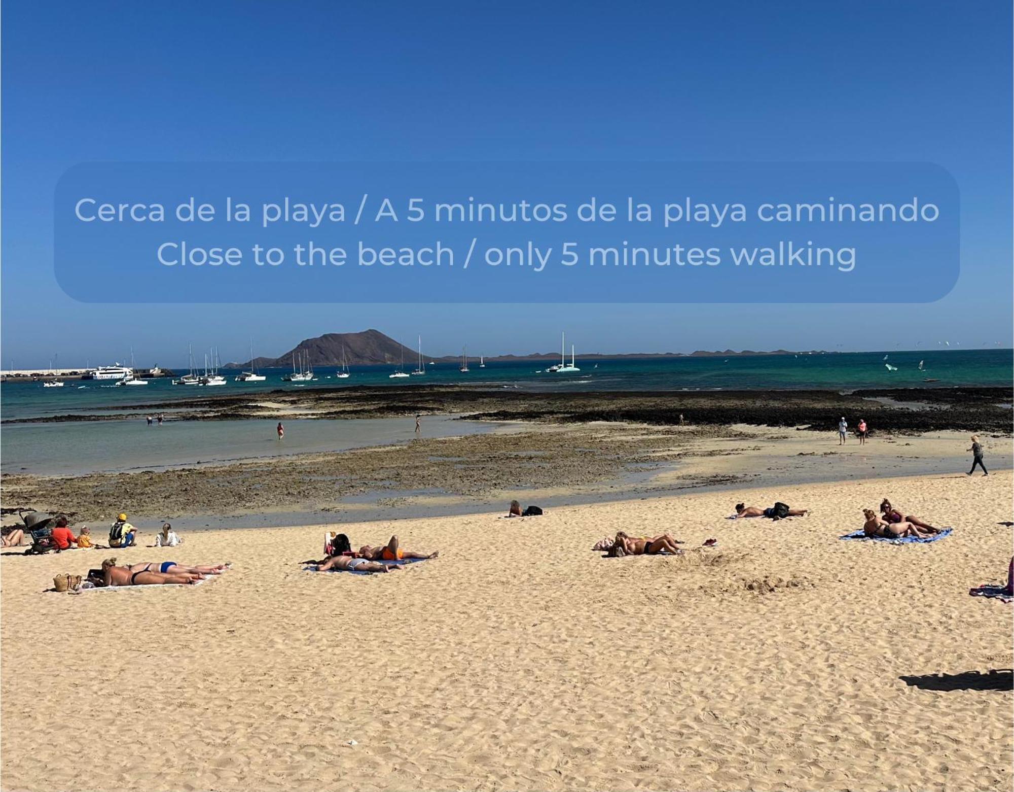 Basa Paradise - Piscina, Terraza, Wifi Y Parking Corralejo Bagian luar foto